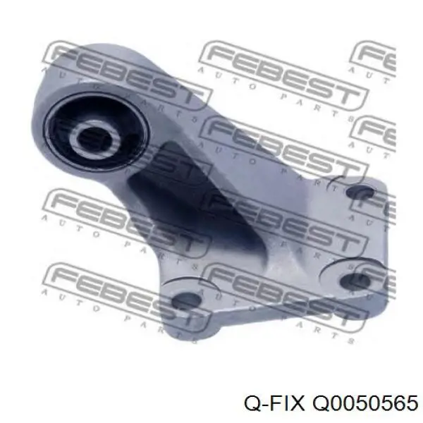 Сайлентблок траверсы крепления заднего редуктора задний Q0050565 Q-fix