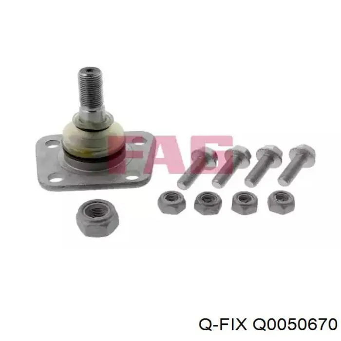 Сайлентблок переднего рычага Q0050670 Q-fix