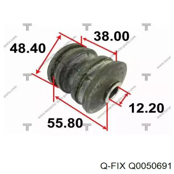 Сайлентблок заднего продольного рычага передний RLD3175 Caster