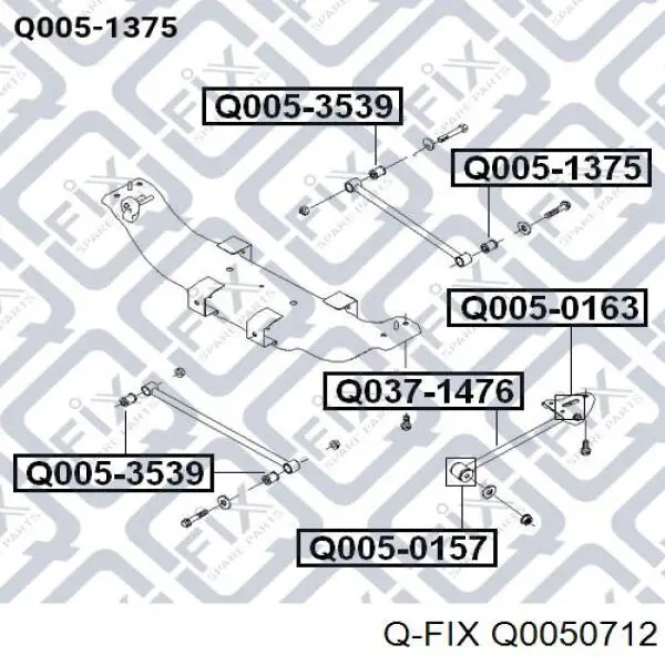 Сайлентблок рулевой тяги Aplus 25759AP