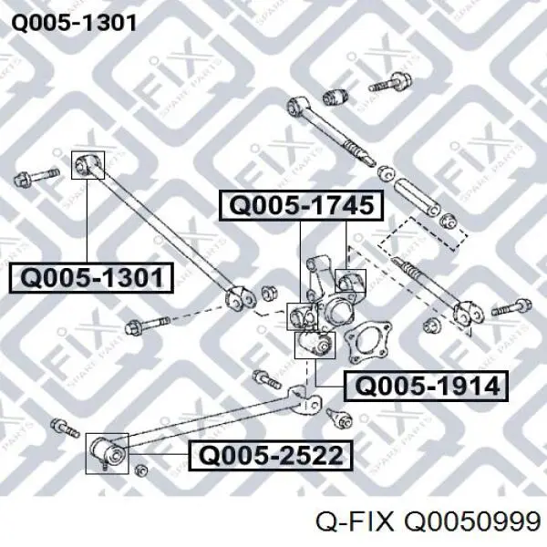 Q0050999 Q-fix Сайлентблок цапфы