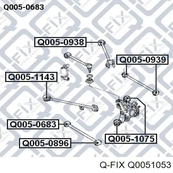 Q0051053 Q-fix Сайлентблок цапфы