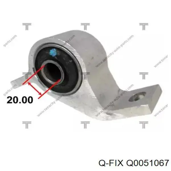 Q0051067 Q-fix Сайлентблок нижнего переднего рычага
