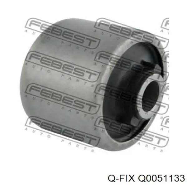 Сайлентблок траверсы крепления заднего редуктора правый Q0051133 Q-fix