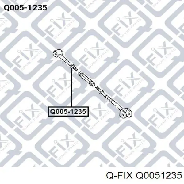 Q0051235 Q-fix bloco silencioso da barra panhard (de suspensão traseira)