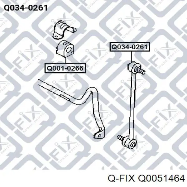 Купить Q0051464 Q-fix Сайлентблок верхнего рычага