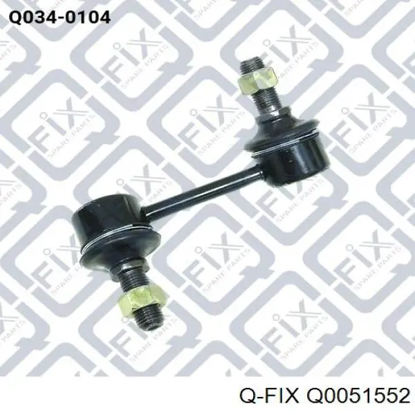 Q0051552 Q-fix Сайлентблоки продольных рычагов передней подвески