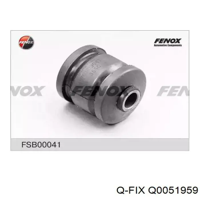 Сайлентблок цапфы задней Q0051959 Q-fix