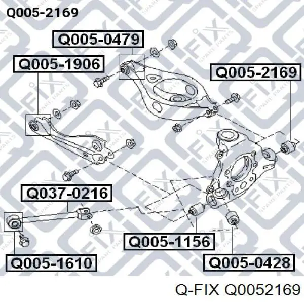 Сайлентблок цапфы задней 551571JB0A Nissan