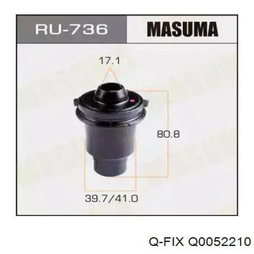 Сайлентблок передней балки Q-fix Q0052210 цена, от 15.22 USD