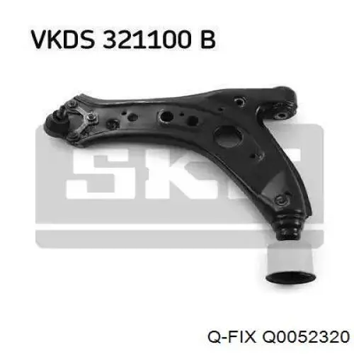 Сайлентблок цапфы задней Q0052320 Q-fix