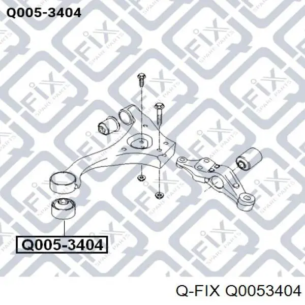 Сайлентблок переднего нижнего рычага Q0053404 Q-fix