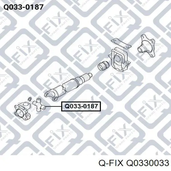 Q0330033 Q-fix Крестовина карданного вала