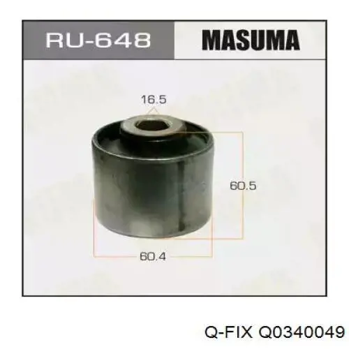 Стойка переднего стабилизатора Q0340049 Q-fix