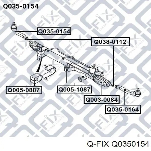 Q0350154 Q-fix рулевой наконечник