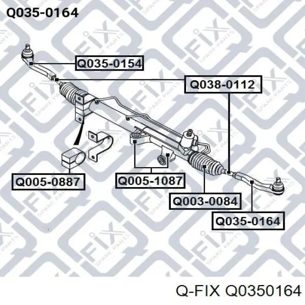 Рулевой наконечник Q0350164 Q-fix