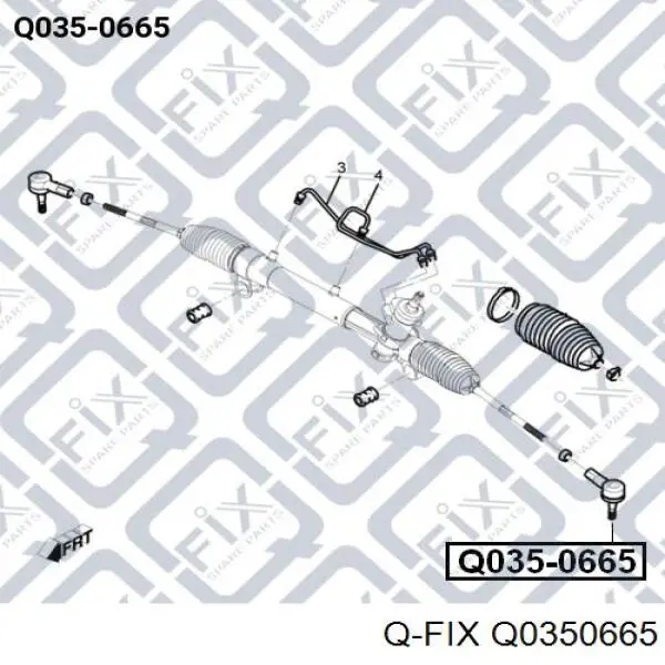 Рулевой наконечник Q0350665 Q-fix