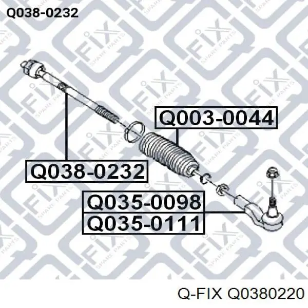 Рулевая тяга Fitshi 371316SC цена, от 6.50 USD