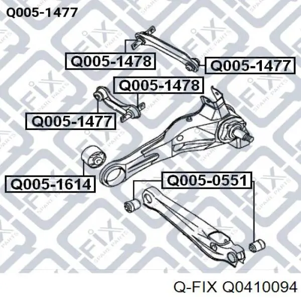 Шаровая опора, нижняя Q-fix Q0410094 цена, от 8.22 USD