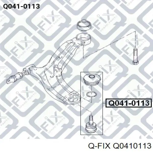 Нижняя шаровая опора Q0410113 Q-fix