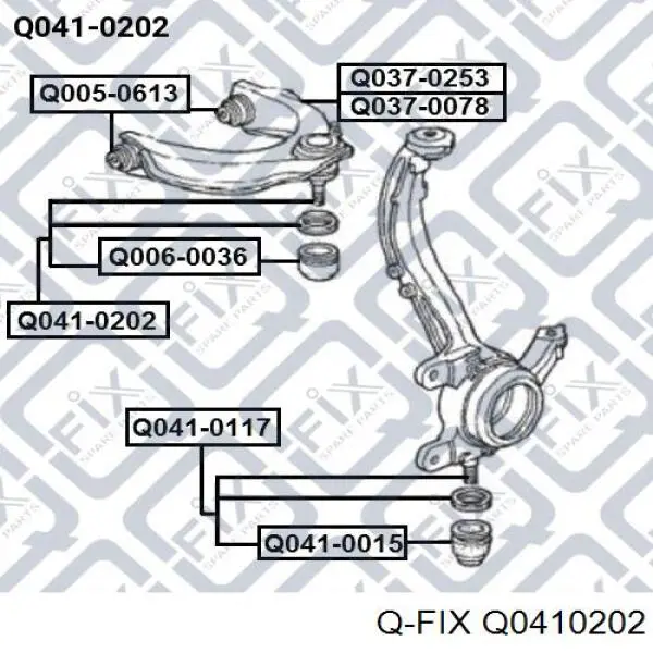 Q0410202 Q-fix suporte de esfera superior