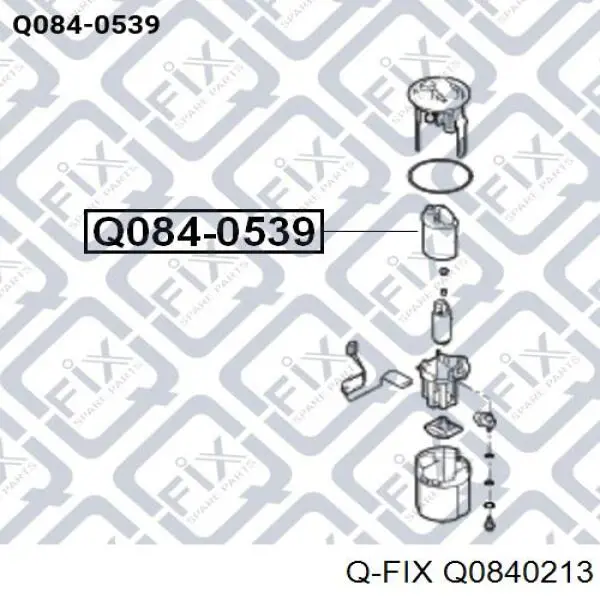 Фильтр тонкой очистки топлива Q-fix Q0840213 цена, от 7.22 USD