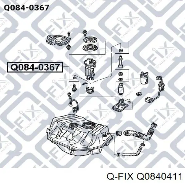 Фильтр тонкой очистки топлива Q-fix Q0840411 цена, от 10.41 USD