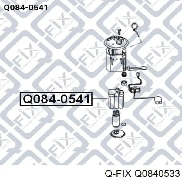 Q0840533 Q-fix Фильтр топлива