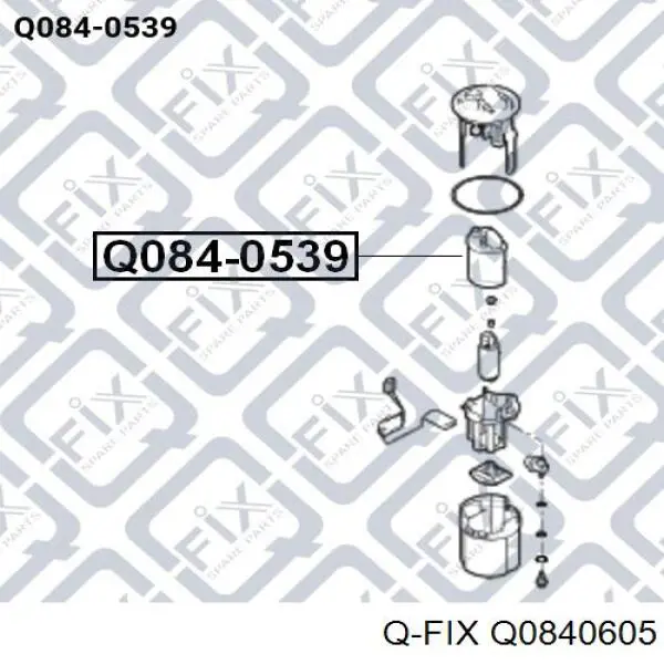 Q0840605 Q-fix Фильтр топлива