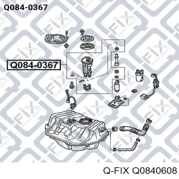 Корпус топливного фильтра Q-fix Q0840608 цена, от 25.32 USD