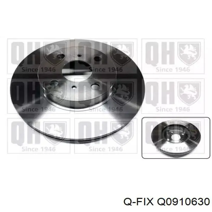 Передние тормозные диски Q0910630 Q-fix