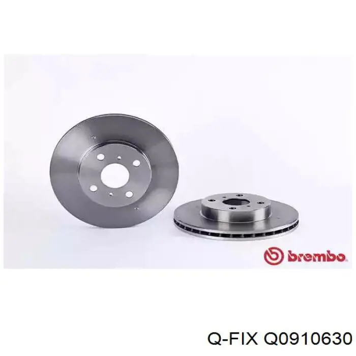 Передний тормозной диск Q-fix Q0910630