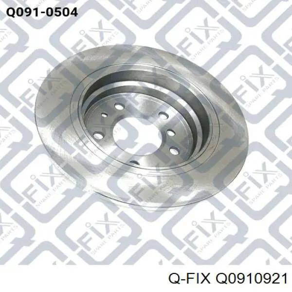 Q0910921 Q-fix Диск тормозной передний