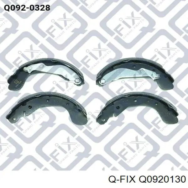 Задние барабанные колодки Q0920130 Q-fix