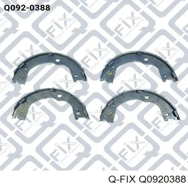 Колодки ручника Q0920388 Q-fix