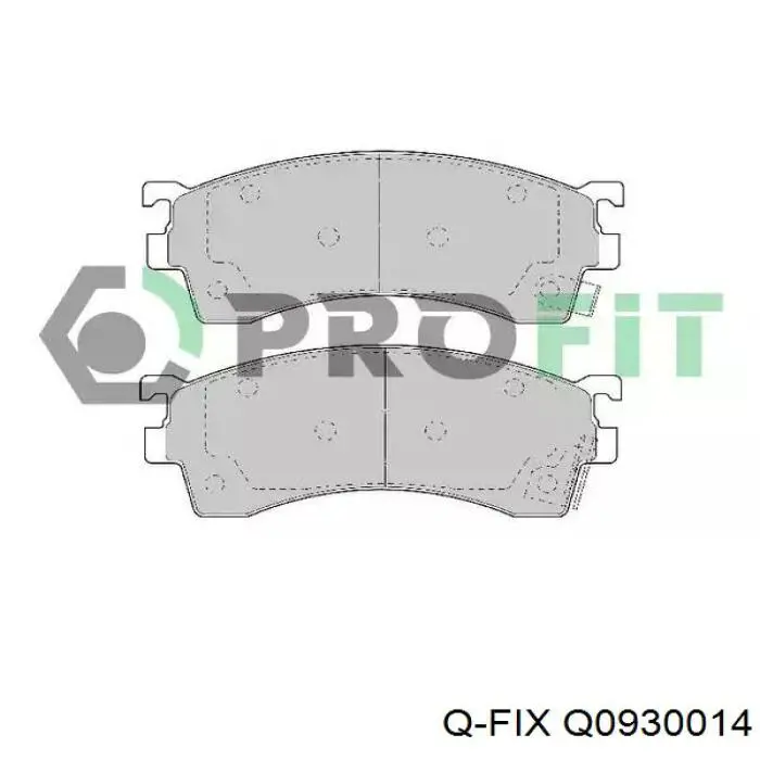 Купить Q0930014 Q-fix Колодки тормозные