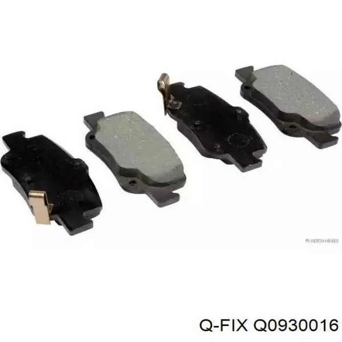 Колодки дисковые  Q-fix Q0930016 цена, от 16.35 USD