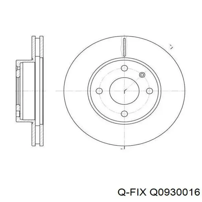 Колодки дисковые  Q-fix Q0930016 цена, от 16.35 USD