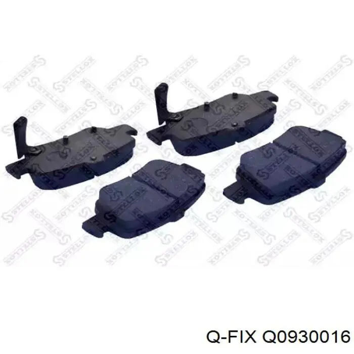 Q0930016 Q-fix Колодки тормозные дисковые комплект