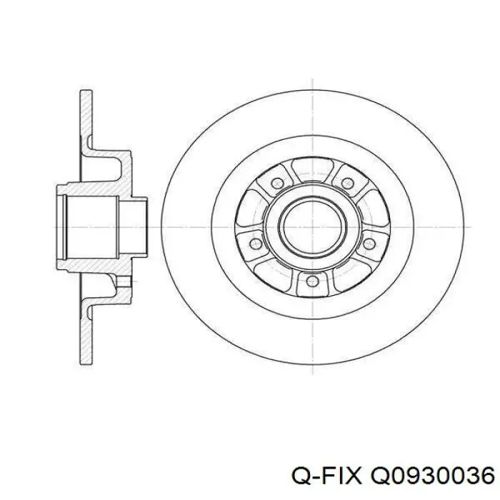 Тормозные колодки Q-fix Q0930036