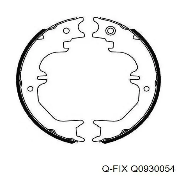 Передние тормозные колодки Q0930054 Q-fix