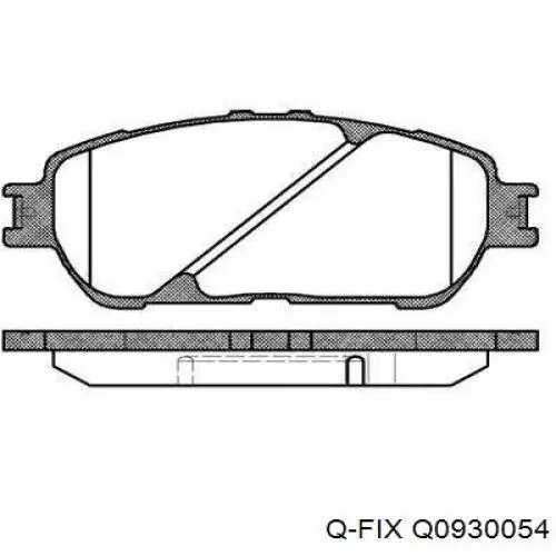 Колодки Q-fix Q0930054 цена, от 15.82 USD
