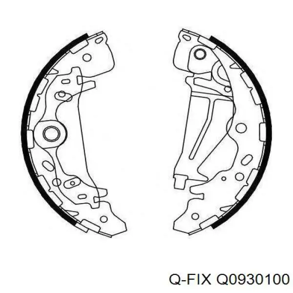 Колодки дисковые  Q-fix Q0930100 цена, от 14.12 USD