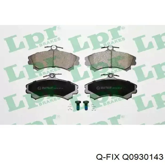 Q0930143 Q-fix Колодки передние