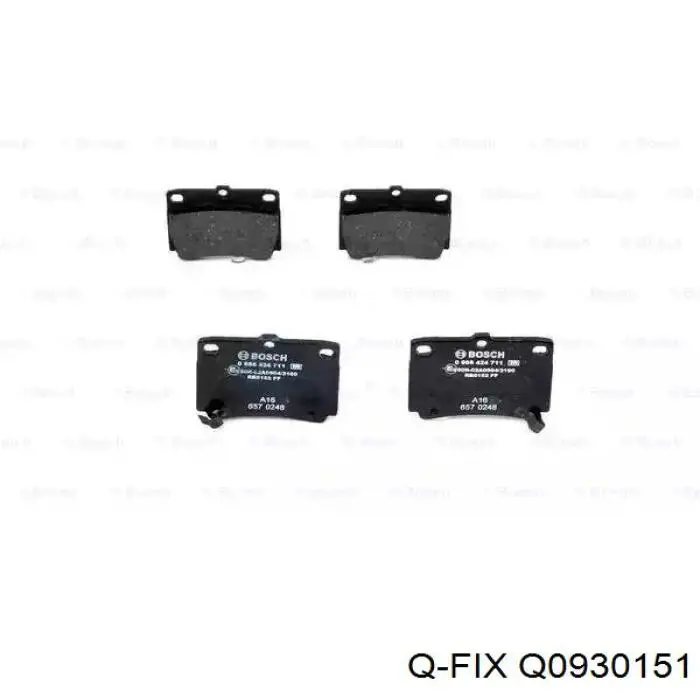 Колодки дисковые  Q-fix Q0930151 цена, от 14.86 USD