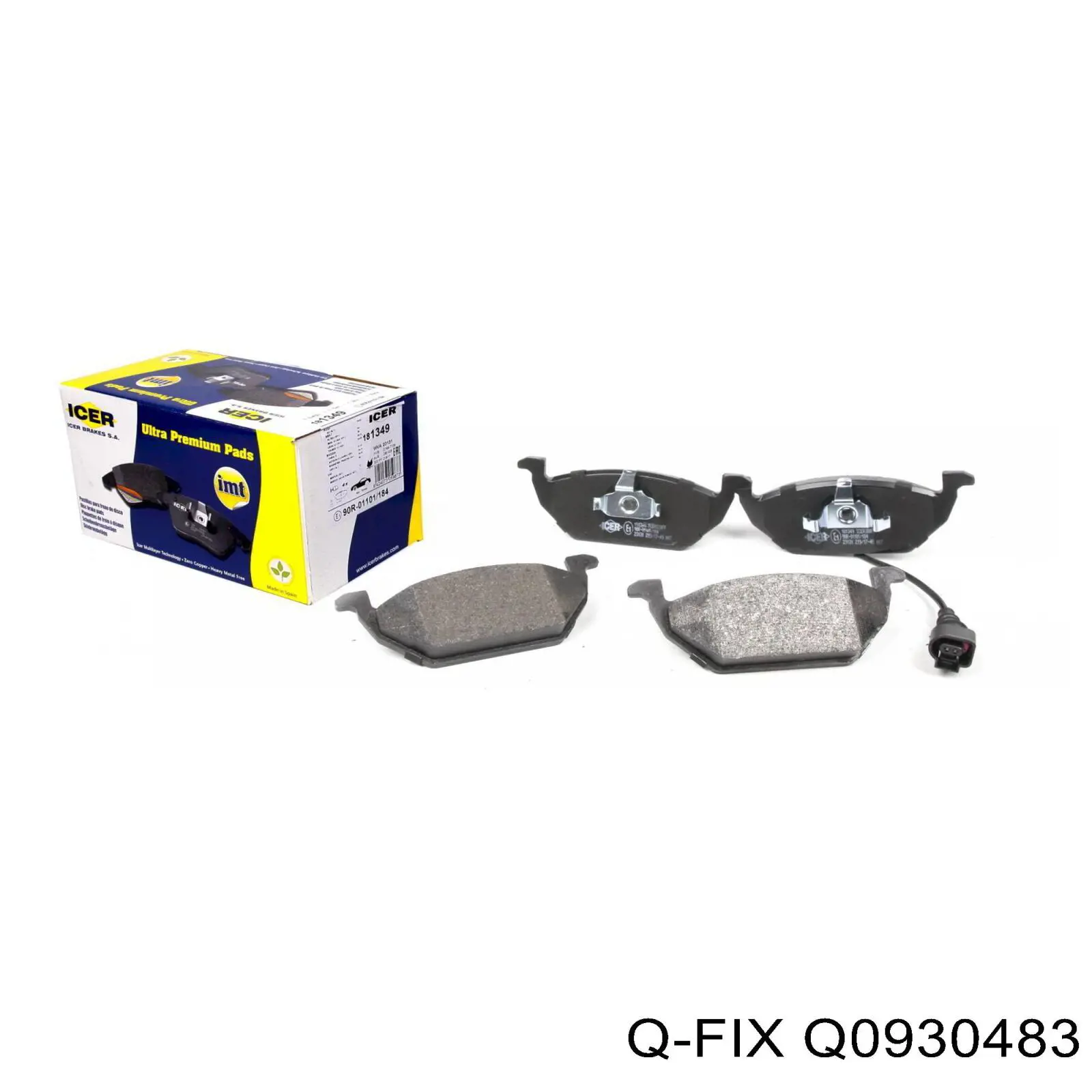 Задние дисковые колодки Q-fix Q0930483