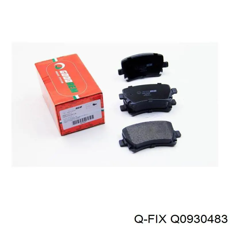 Колодки дисковые  Q-fix Q0930483 цена, от 21.09 USD