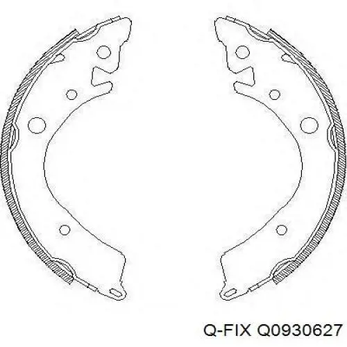 Колодки Q-fix Q0930627 цена, от 19.02 USD