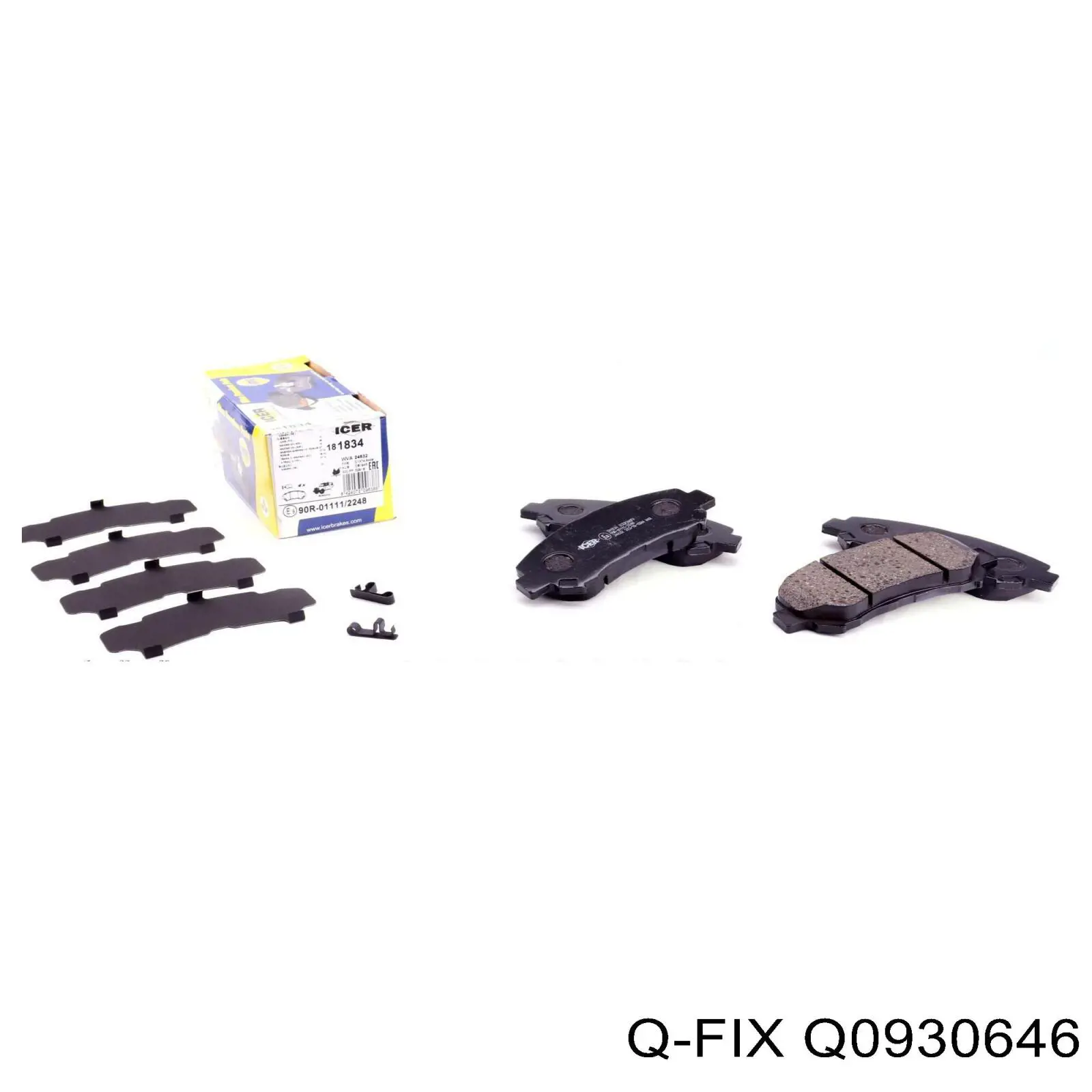 Колодки Q-fix Q0930646 цена, от 17.08 USD
