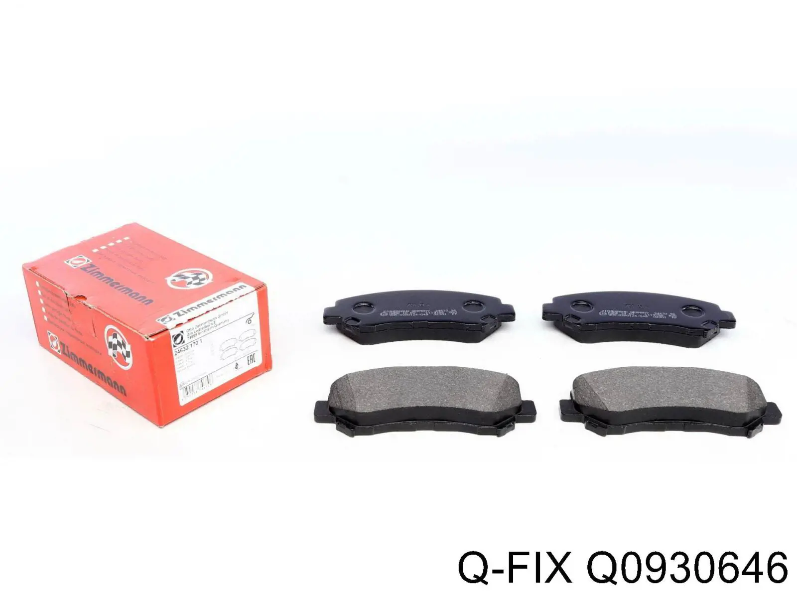 Q0930646 Q-fix Колодки передние